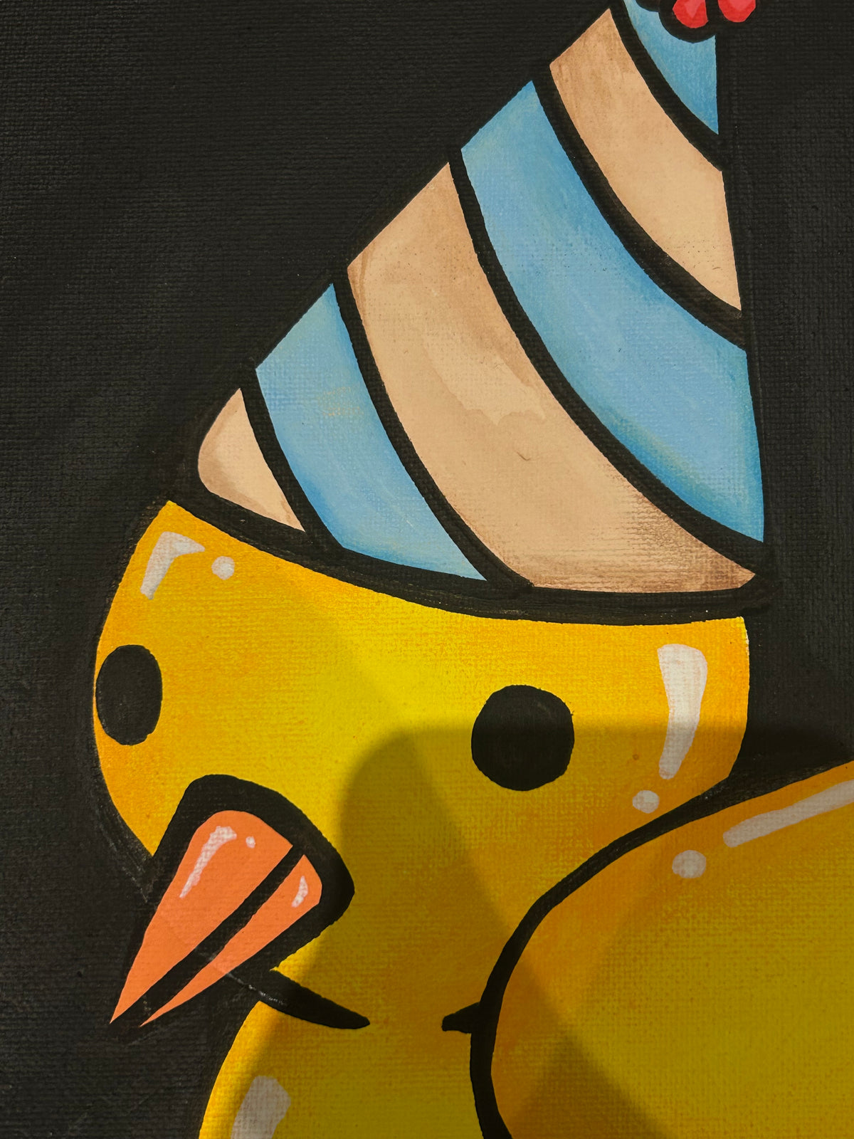 “Let’s party Hat” Acrylic Painting 2026