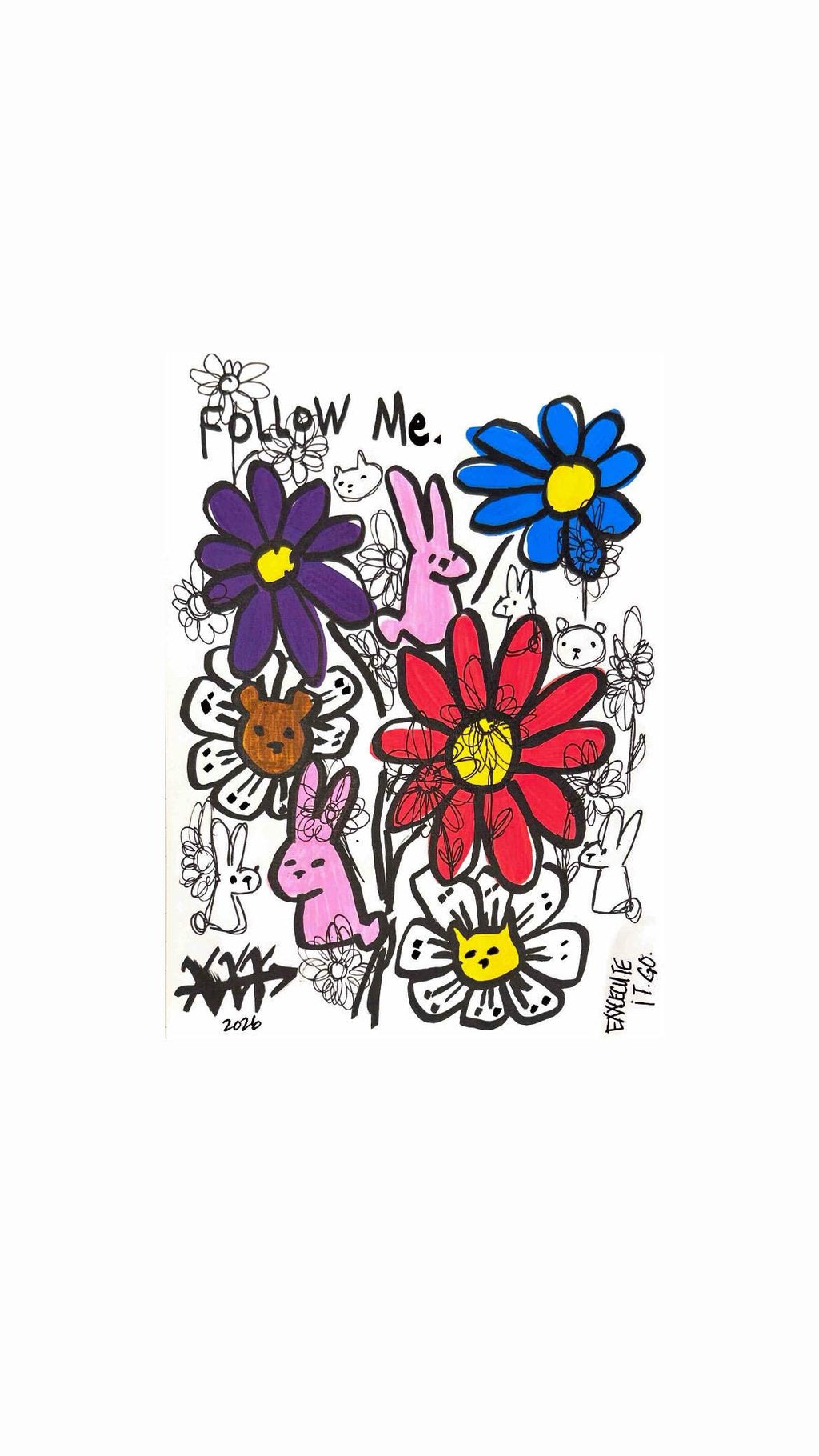 Follow me! - 1 of 1 Drawing
