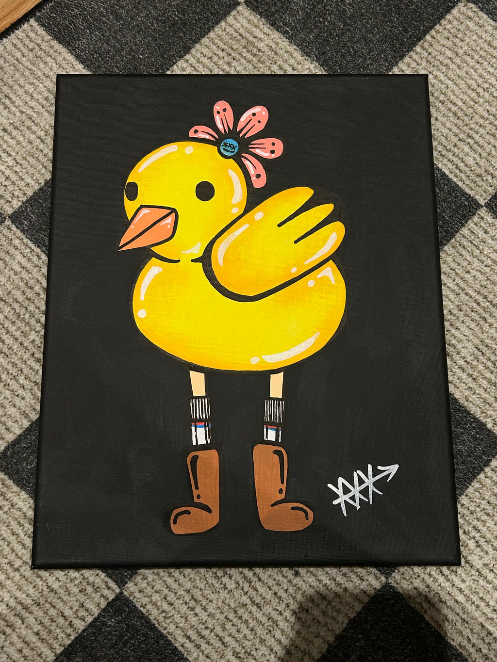 “These boots were made for walkin’” Acrylic Painting 2026
