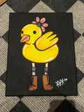 “These boots were made for walkin’” Acrylic Painting 2026
