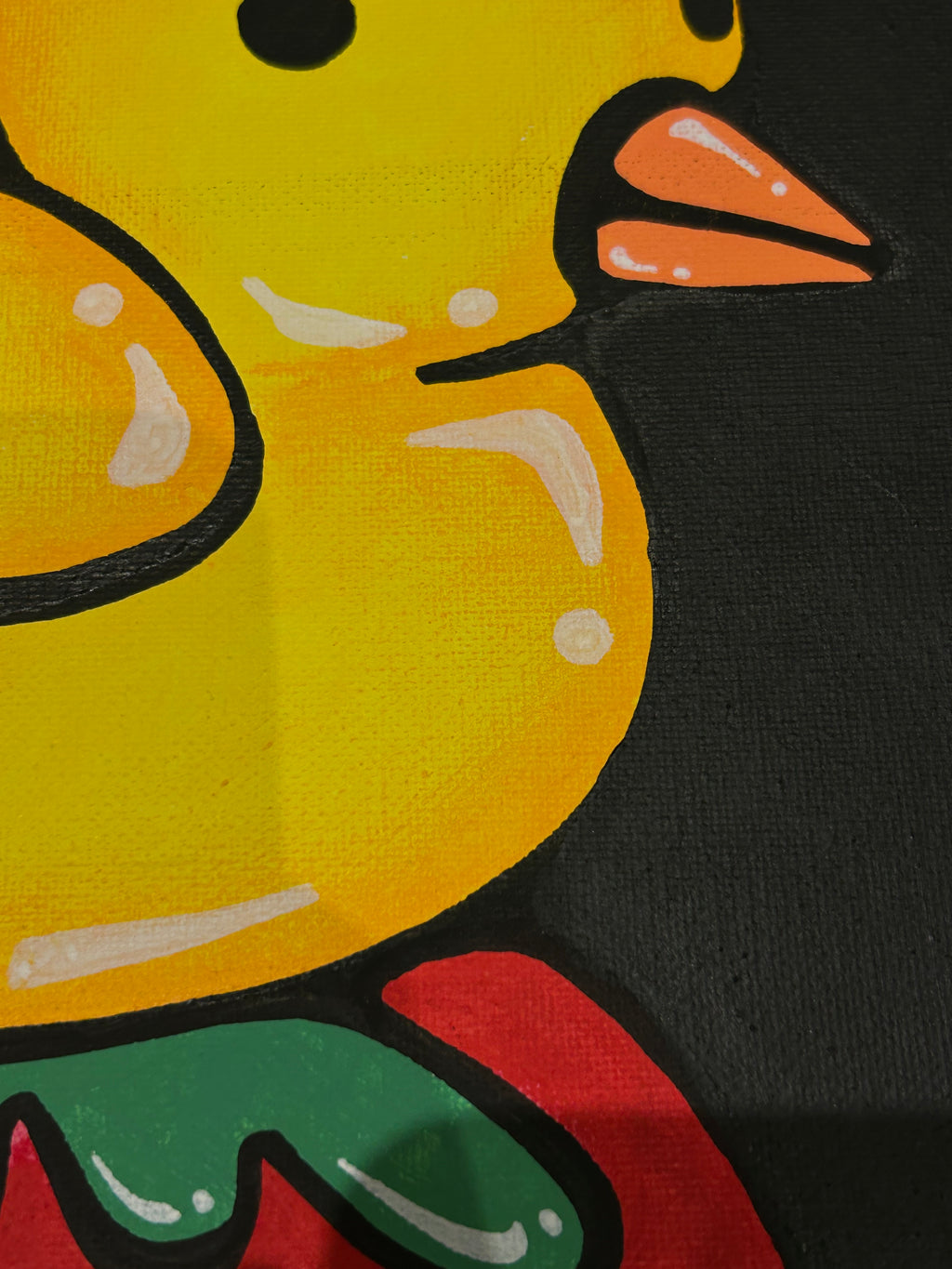 “Where’s my egg?” Acrylic Painting 2026