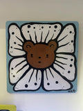 Bearly there, hold on it gets better - Acrylic painting on Wood