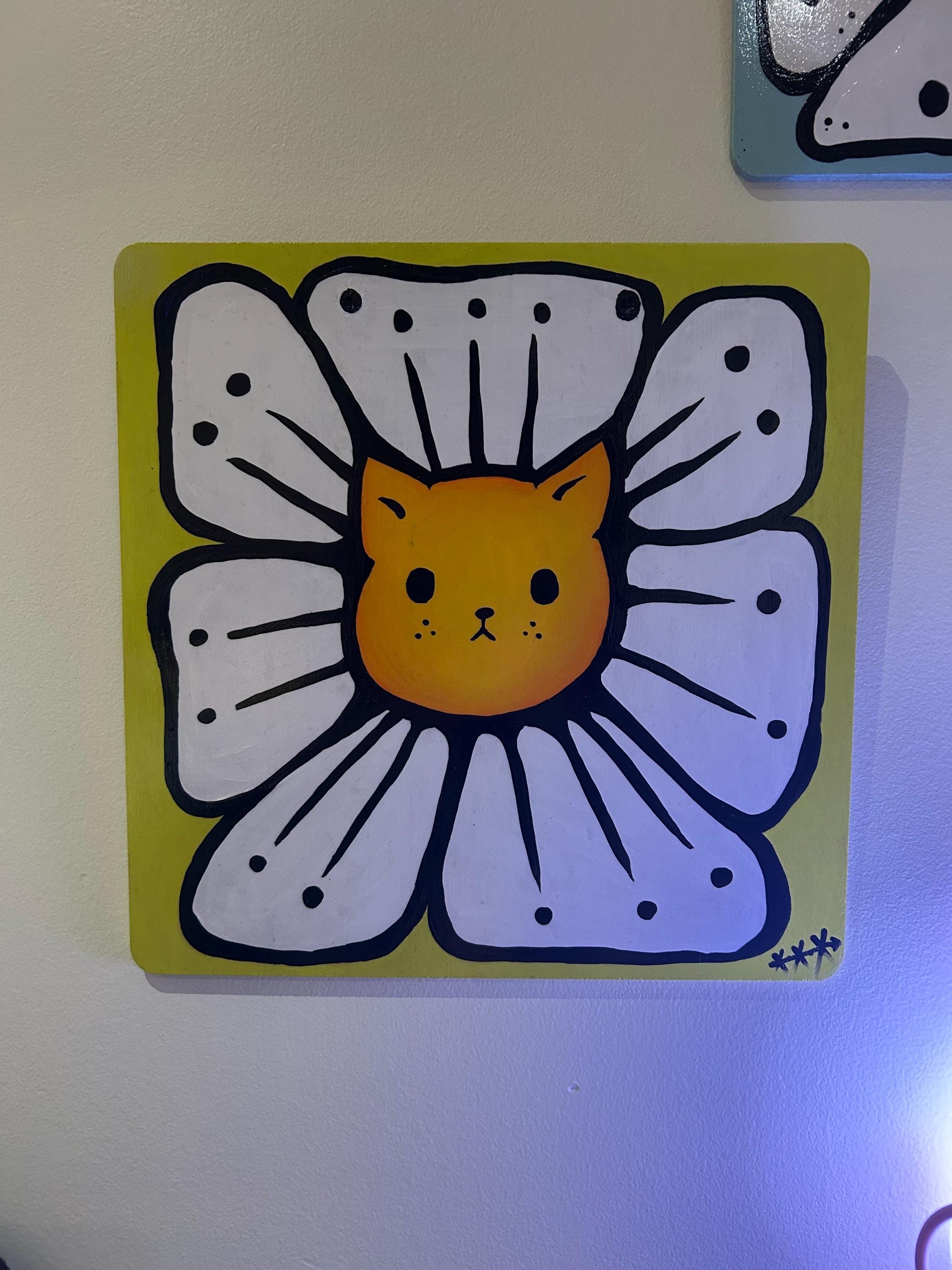 I’m cute I swear - Acrylic painting on Wood