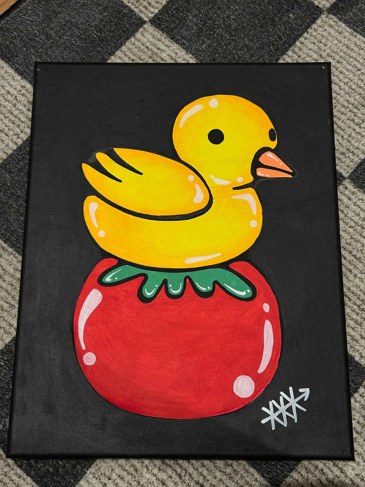 “Where’s my egg?” Acrylic Painting 2026
